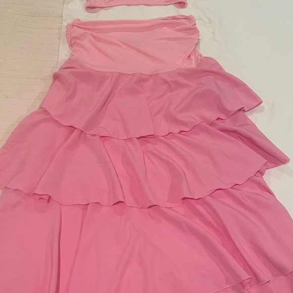 Pink Ruffled Dress - Picture 2 of 2